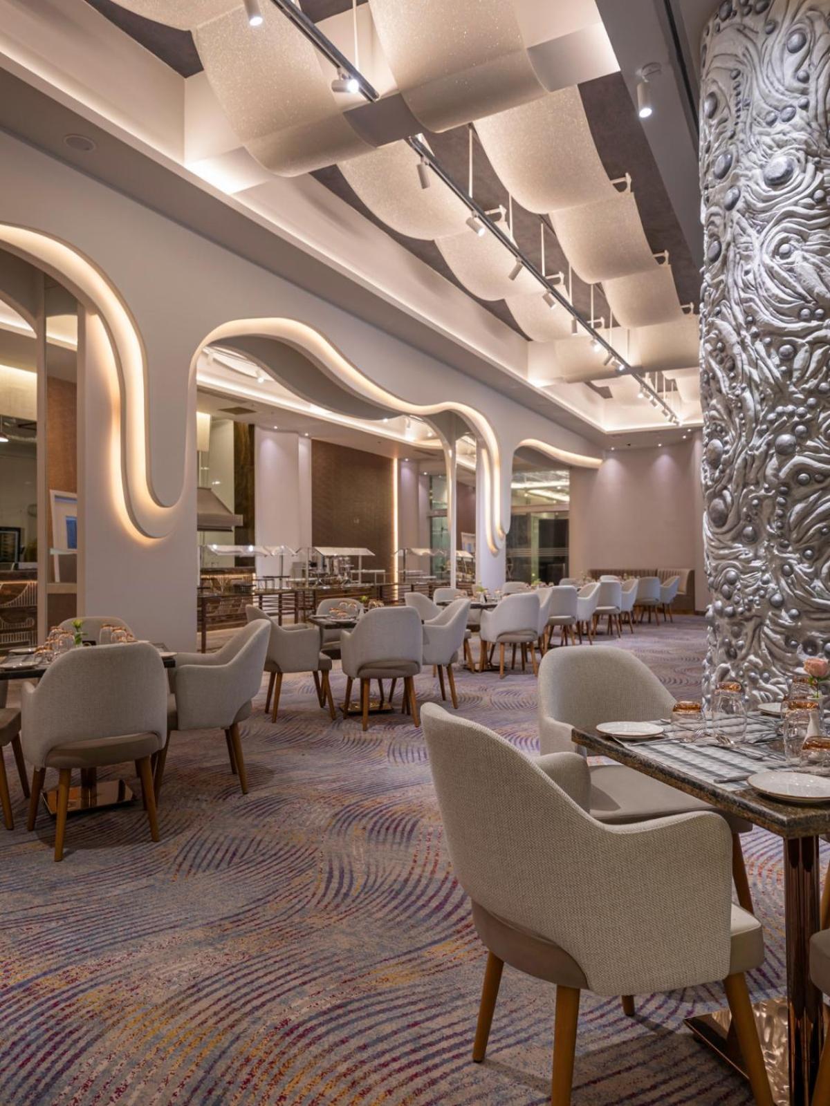 Mirage Hotel & Conference Center Alessandria Esterno foto The restaurant
