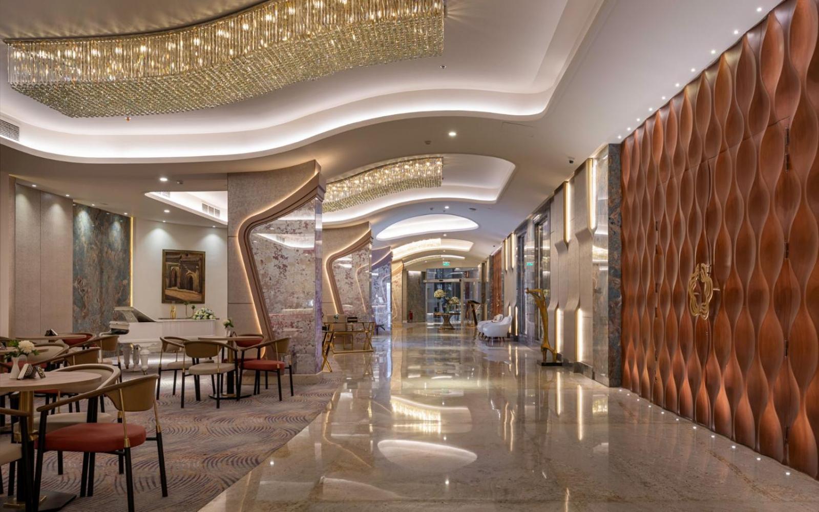 Mirage Hotel & Conference Center Alessandria Esterno foto The lobby of the hotel