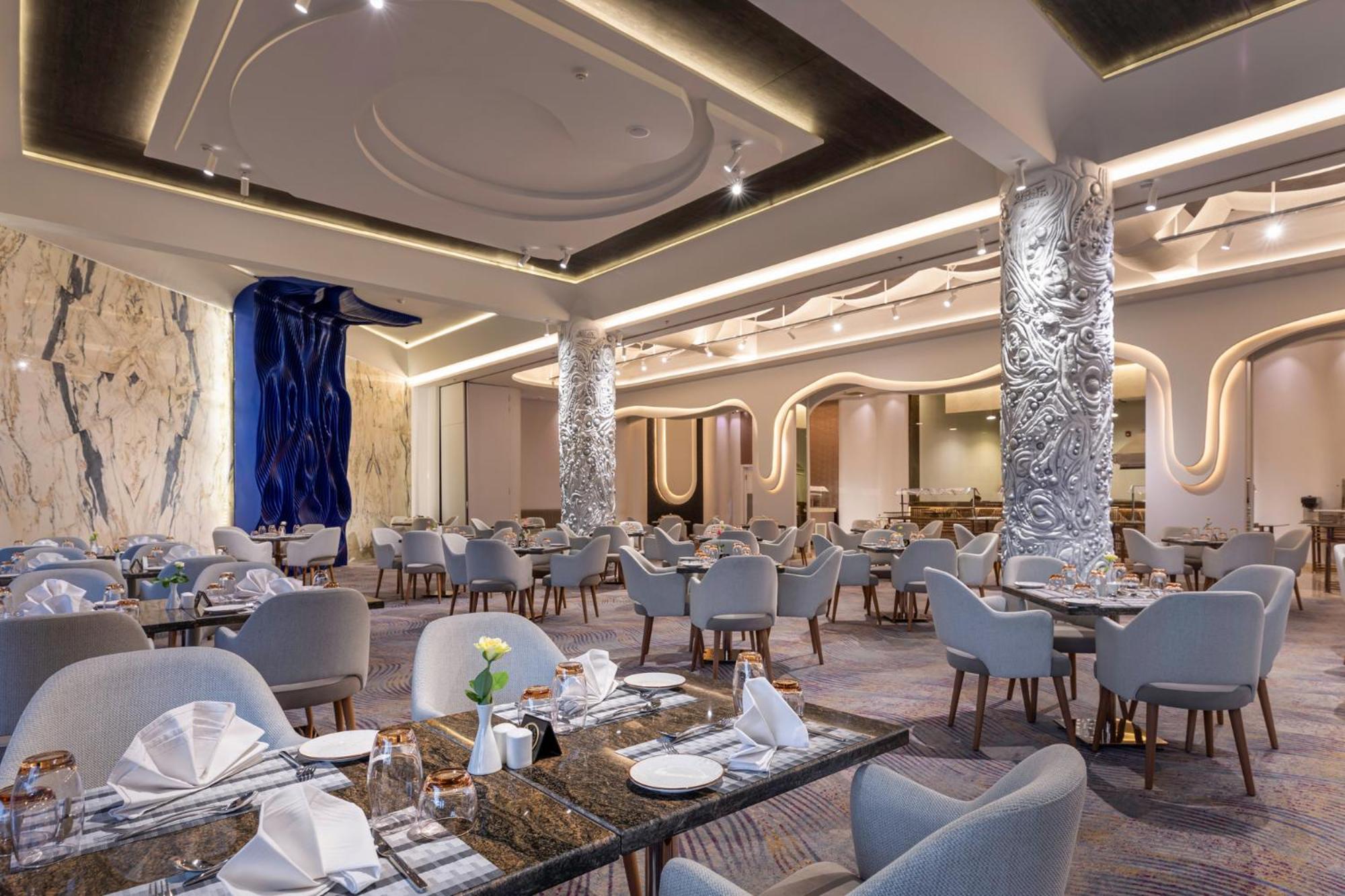 Mirage Hotel & Conference Center Alessandria Esterno foto The restaurant