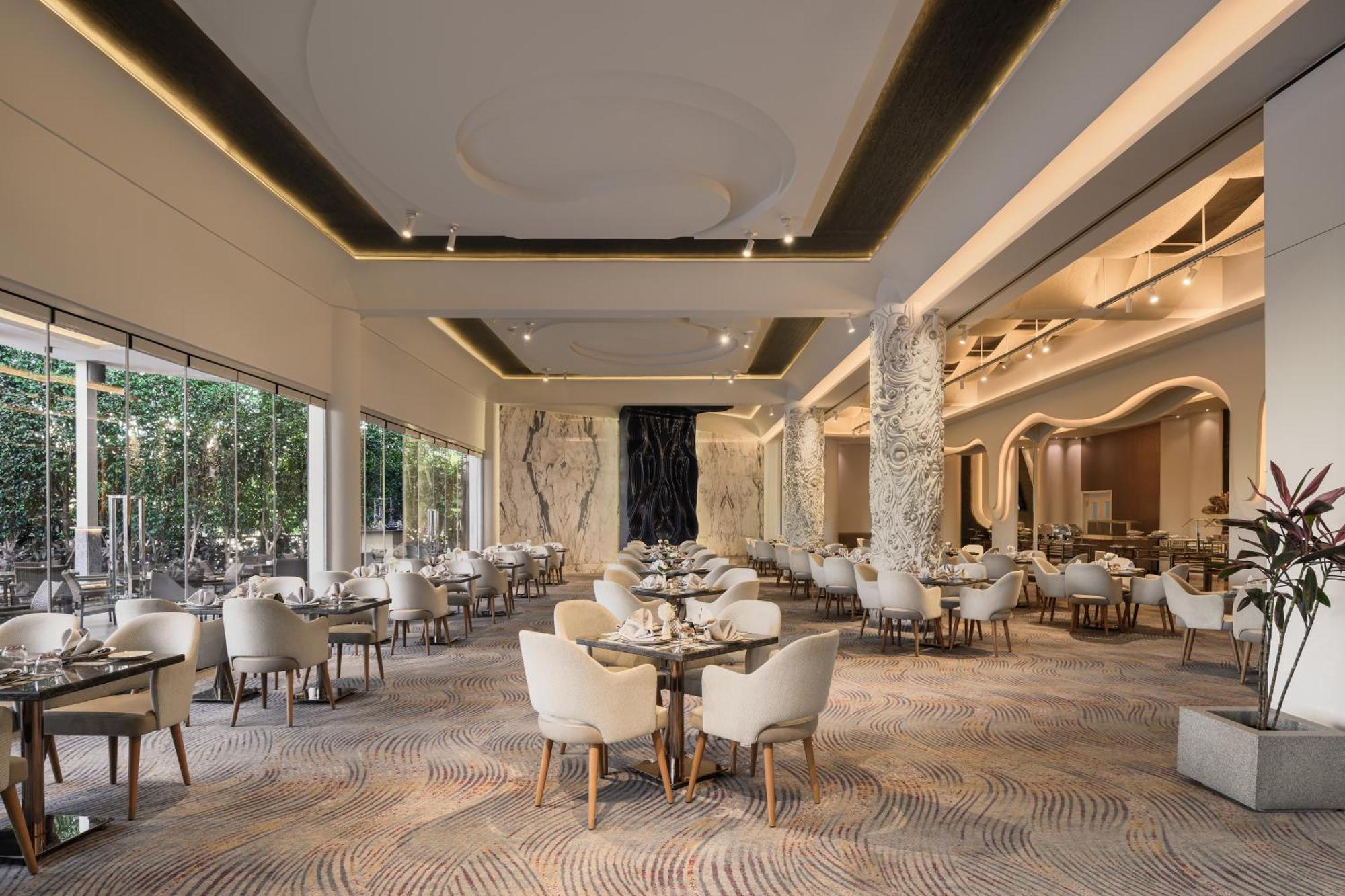 Mirage Hotel & Conference Center Alessandria Esterno foto The restaurant